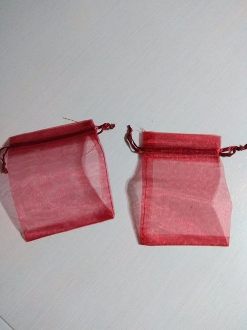 Bolsa de organza