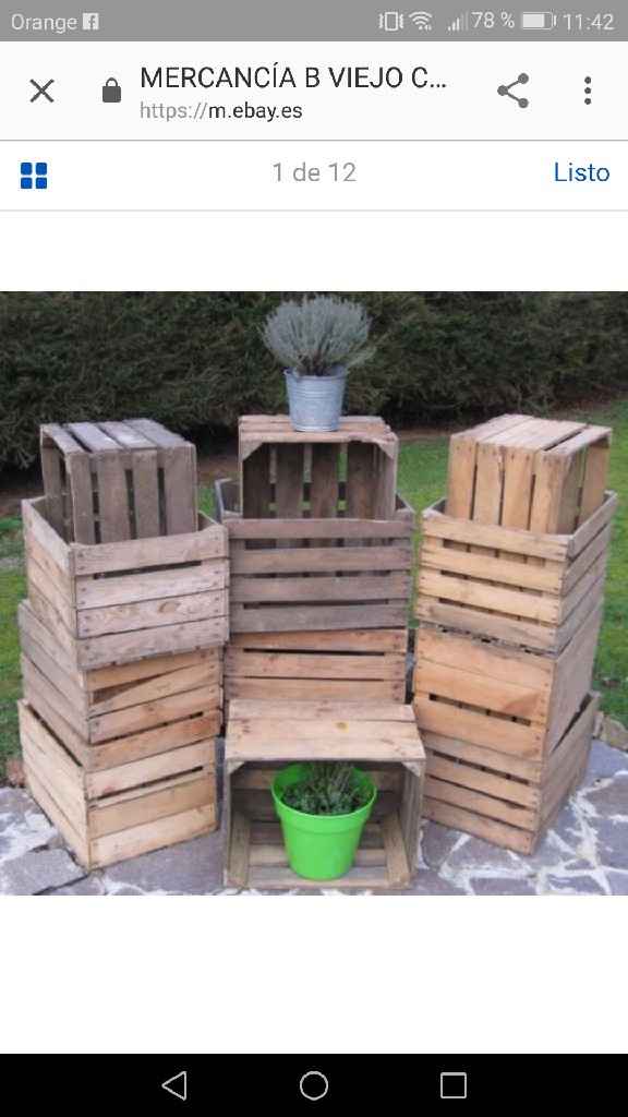  Cajas de madera antiguass (tipo frutas) - 2