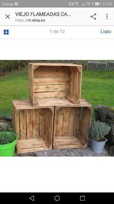  Cajas de madera antiguass (tipo frutas) - 1