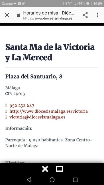 Horario de despacho de la Iglesia de la Victoria - 1