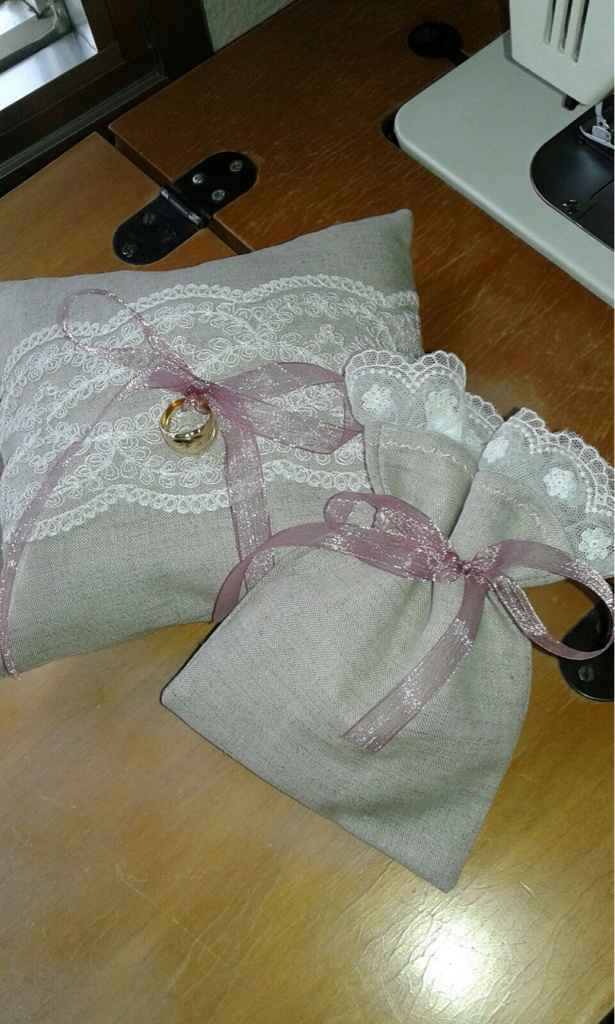 Ya tengo mi cojín y bolsa para las alianzas y arras!!! - 2