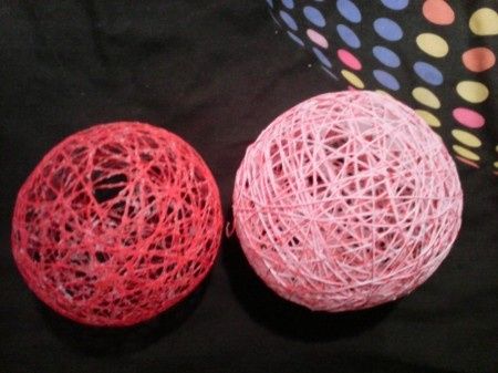 esferas de hilo