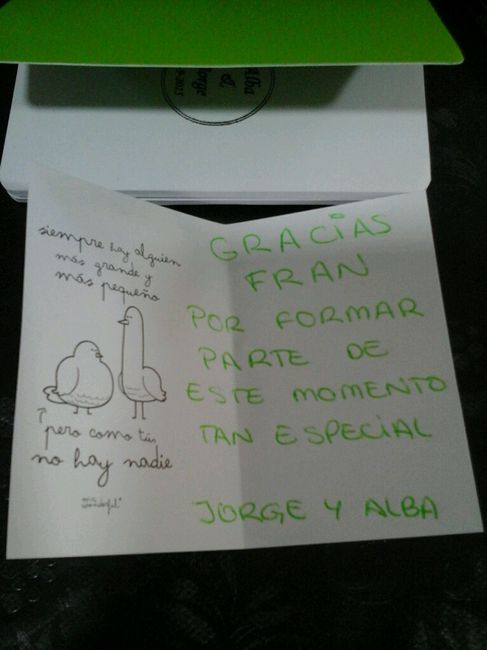 Mi regalo  para los testigos - 3