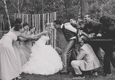 Damas de honor vs machos de honor
