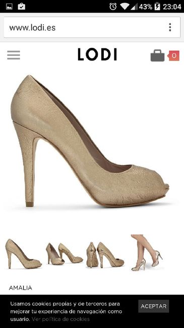 Zapatos dorados - 1