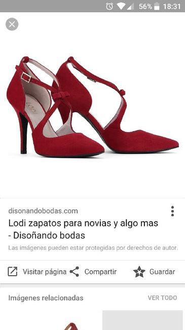 Zapatos rojos de novia - 1