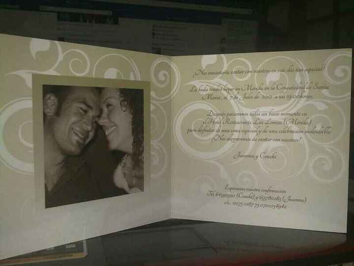 Invitacion de boda