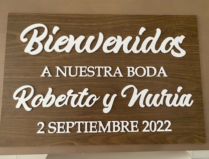 Cartel de Bienvenida Handmade 👐🏻 3