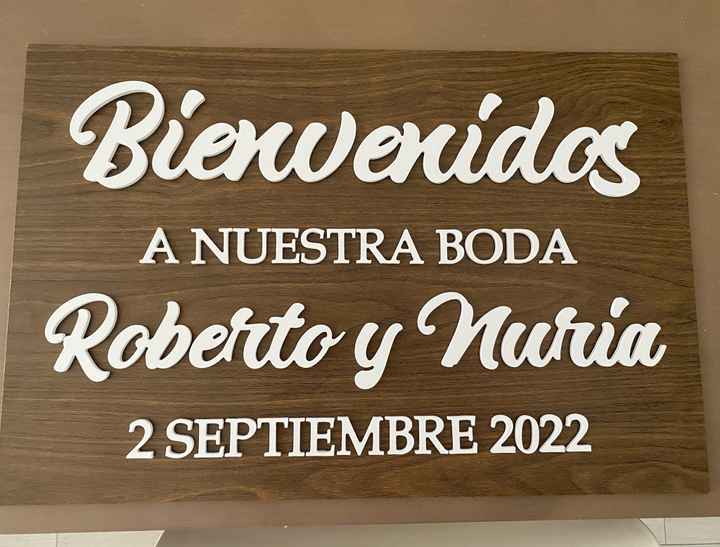 Cartel de Bienvenida Handmade 👐🏻 - 3