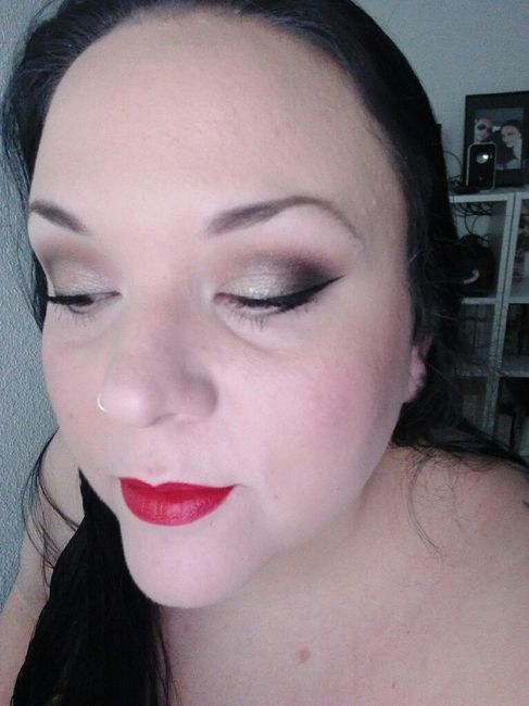 Probando maquillaje - 3
