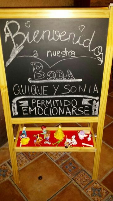 Carteles de bienvenida a los invitados - 1
