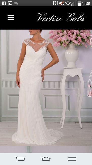 Duda con el vestido - 1