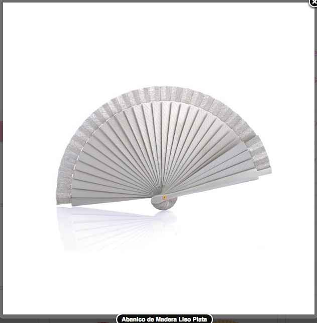 Abanico plata