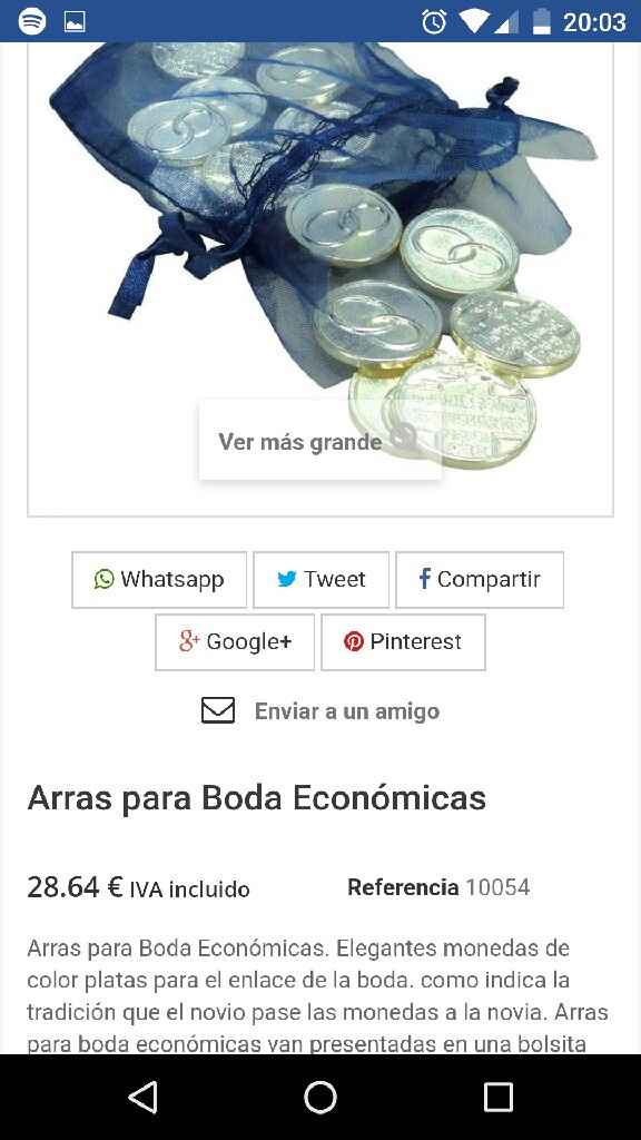 Donde conseguir las arras??? - 1