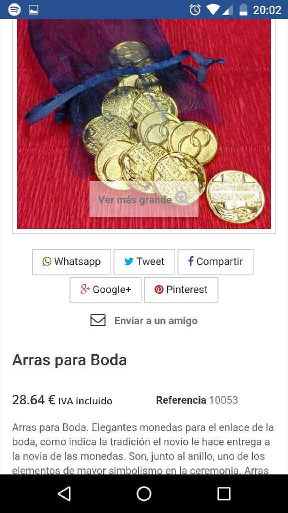 Donde conseguir las arras??? - 2