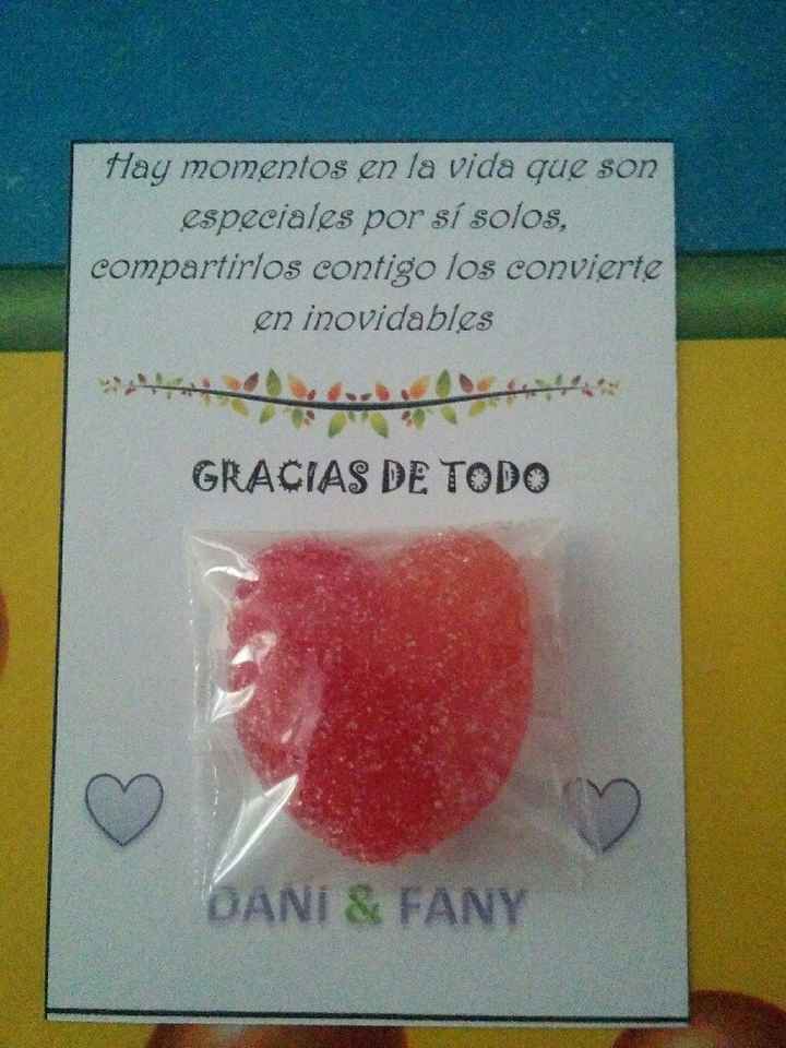 Tarjetas de agradecimiento banquete!! - 2