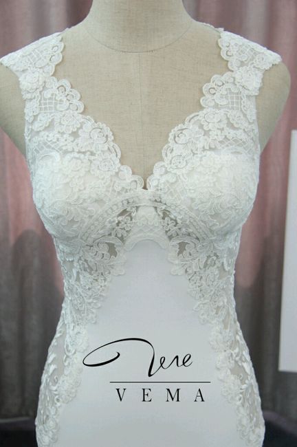 ¿Cómo es el escote de tu vestido de novia? - 1