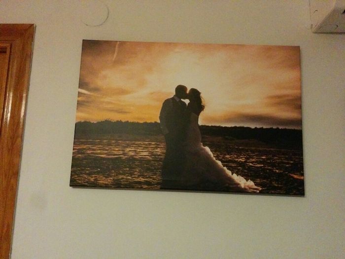 Como poner las fotos de boda en casa - 1