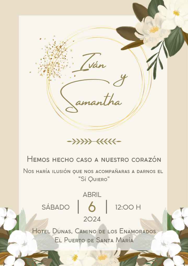 Preparando invitaciones - 1