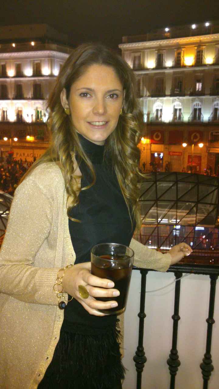 Feliz Año 2013 - Celebración desde el balcón en Puerta del Sol