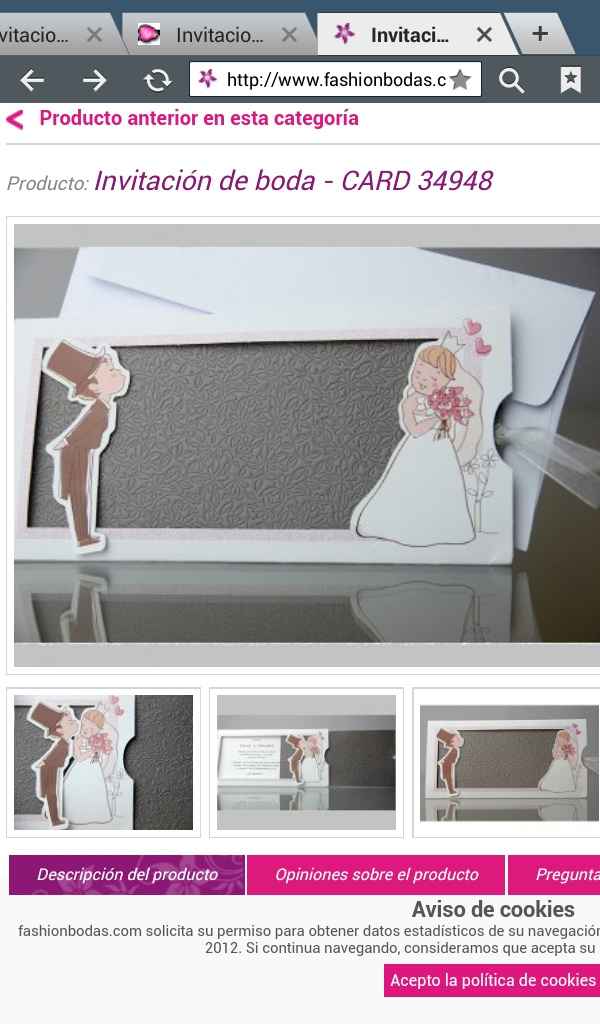 Invitaciones boda - 1