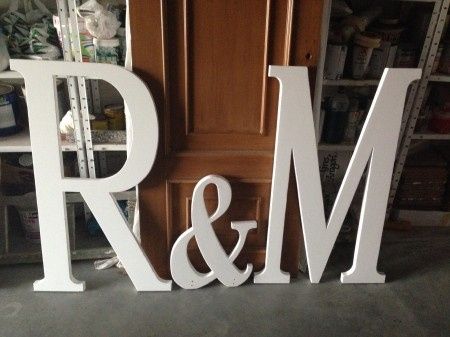 mis letras de madera