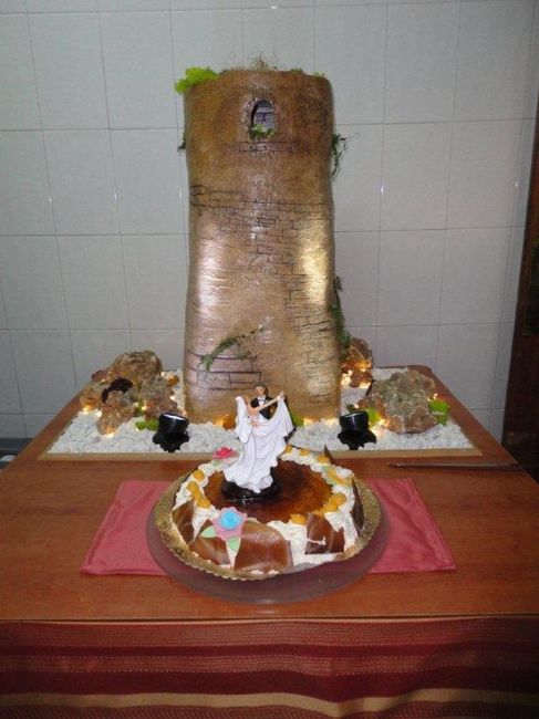 tarta y decoracion