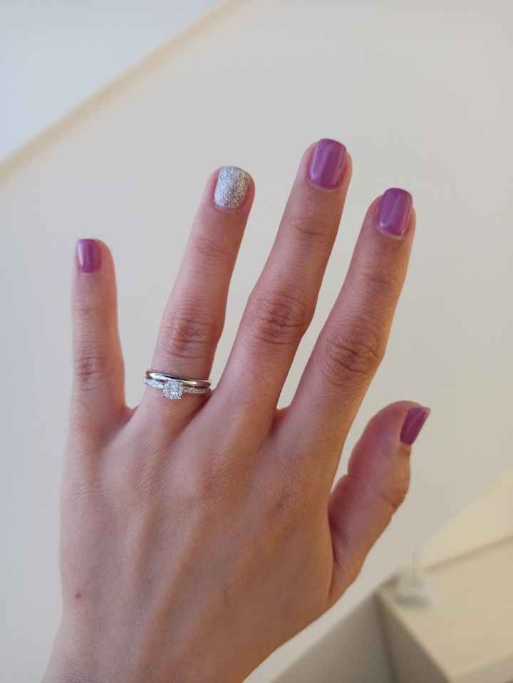 ¿Tu alianza de boda irá a conjunto con tu anillo de compromiso? - 1