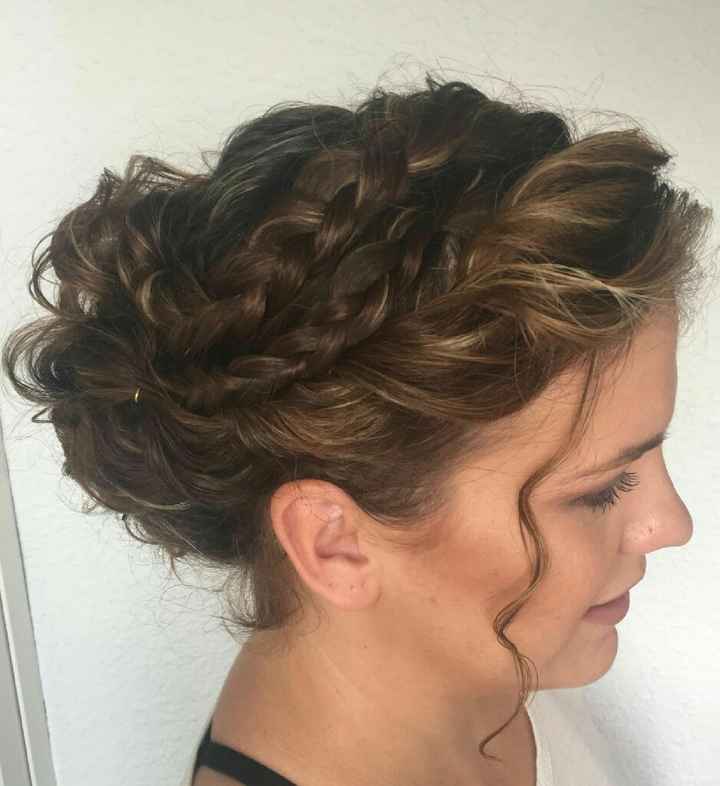Prueba de peinado y maquillaje. - 1
