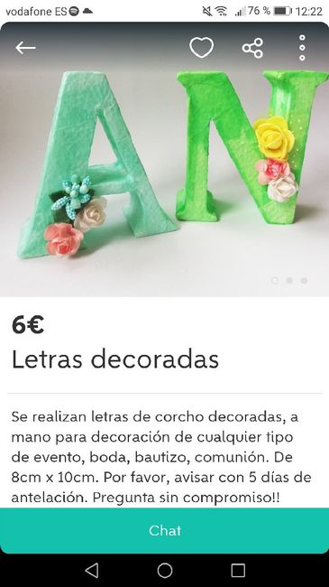 Cositas de nuestra boda... - 1