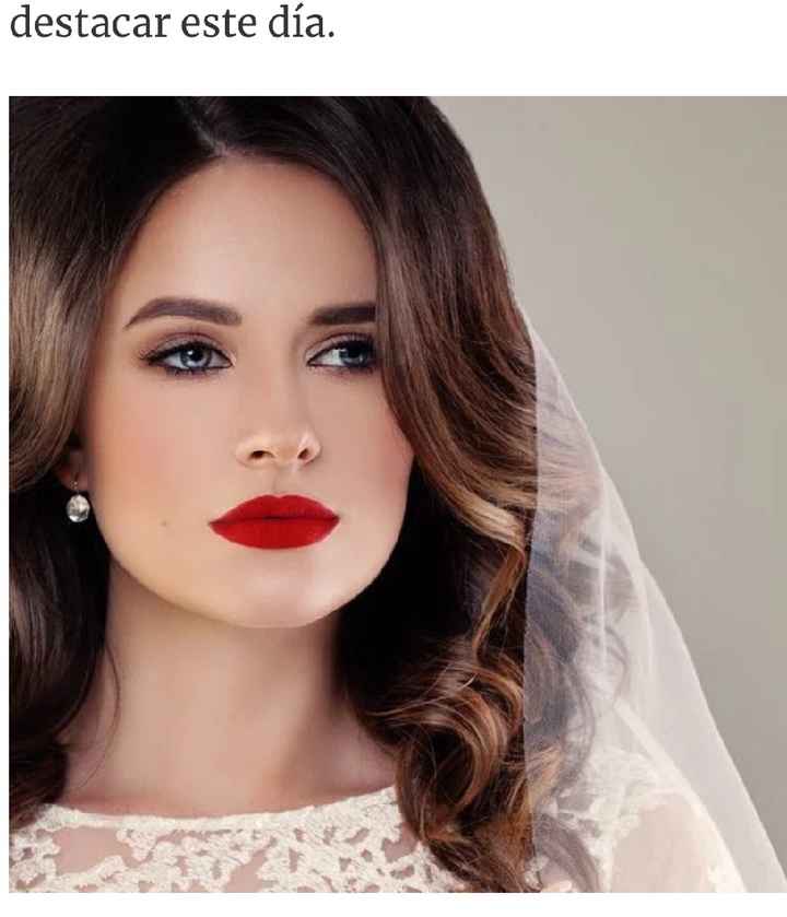 Ya tengo el tipo de machillaje para la boda¡ - 1