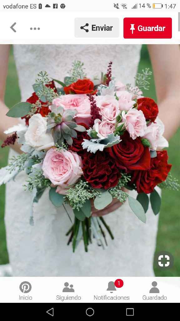 Opcion de colores, ramo y tocado de flores - 2