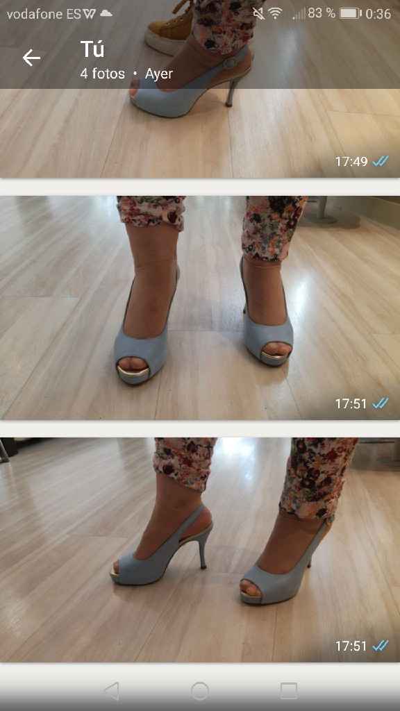 Viendo ya zapatos... - 2