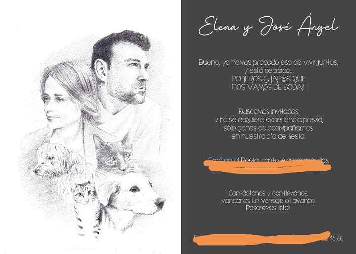 Invitaciones diseño terminado - 1