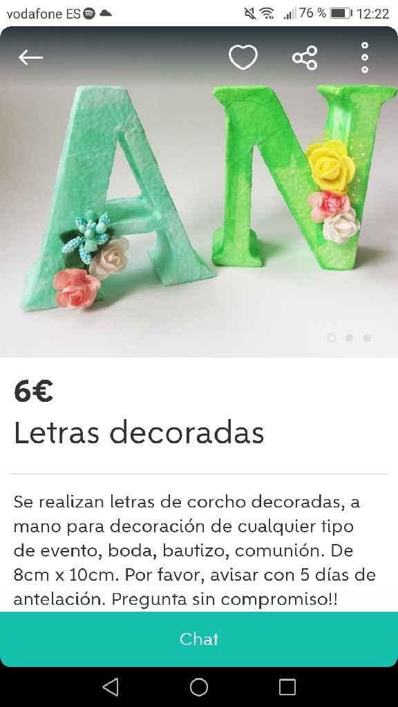 Cositas de nuestra boda... - 1