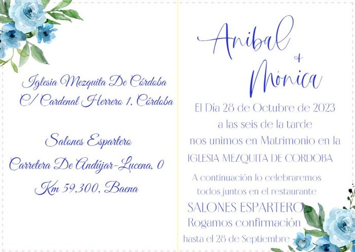 Novios que nos casamos el 28 de Octubre de 2023 en Córdoba 1