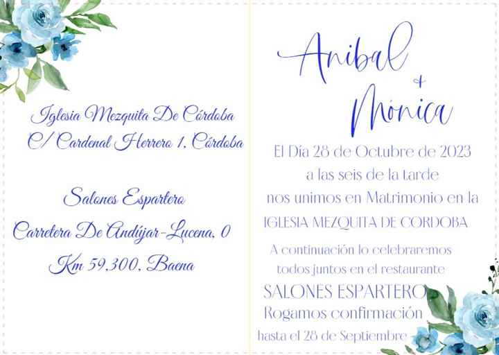 Novios que nos casamos el 28 de Octubre de 2023 en Córdoba - 1