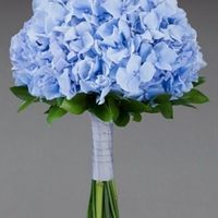 Ramo con hortensias