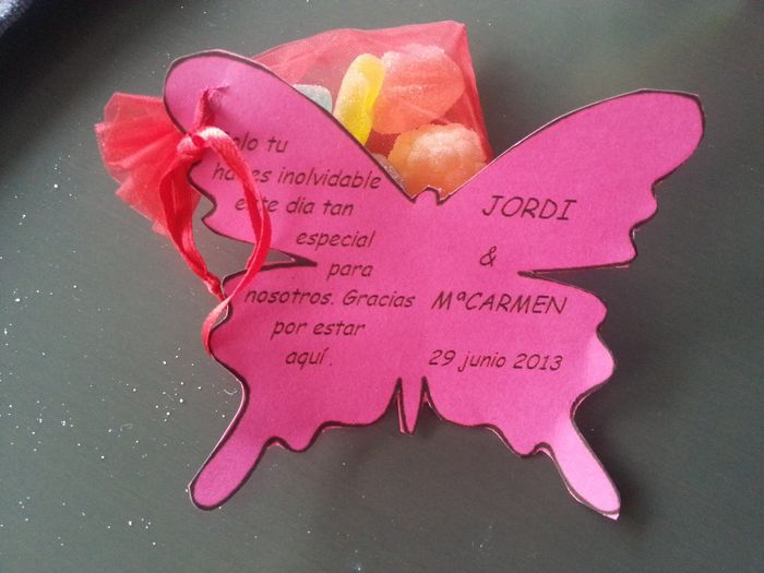 mariposas agradecimiento