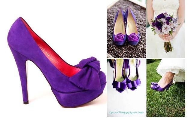 zapatos lilas