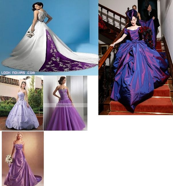 Vestidos lilas