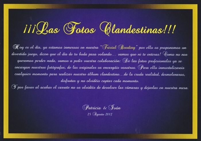 Cartel cámaras desechables