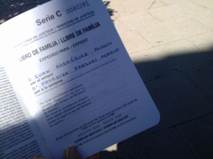 nuestro libro de familia!