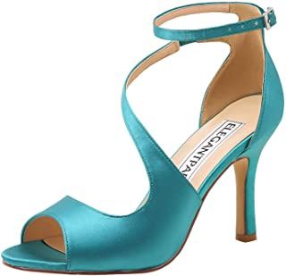 Sandalias verde agua 1
