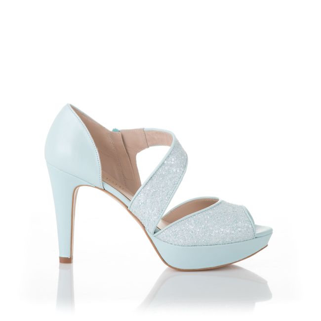 Sandalias verde agua 2