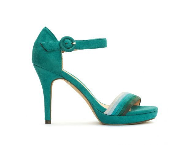 Sandalias verde agua 3