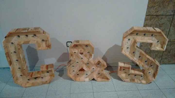 Letras luminosas - 1
