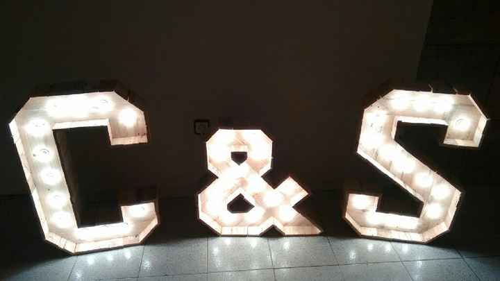 Letras luminosas - 2