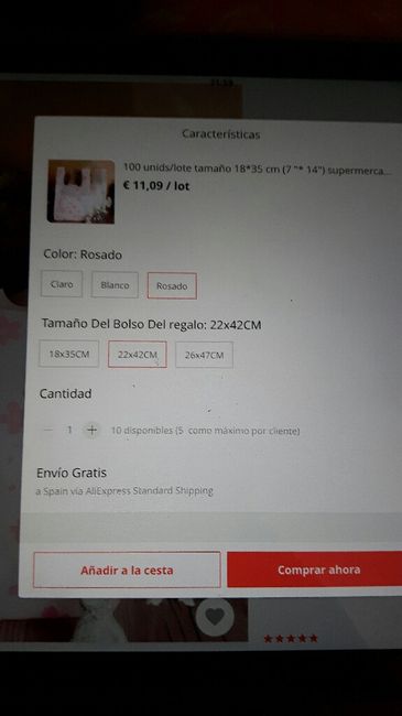 Bolsas para los detalles y sorpresas de la boda. - 2