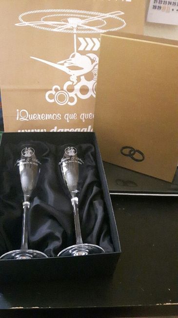 Copitas de brindis. Detallazo de mi chico - 2
